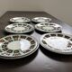 6 Assiettes à dessert vintage BOCH La Louvière
