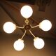 1970s glass chandelier, Czechoslovakia