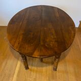 Table à rallonges Louis Phillipe en noyer
