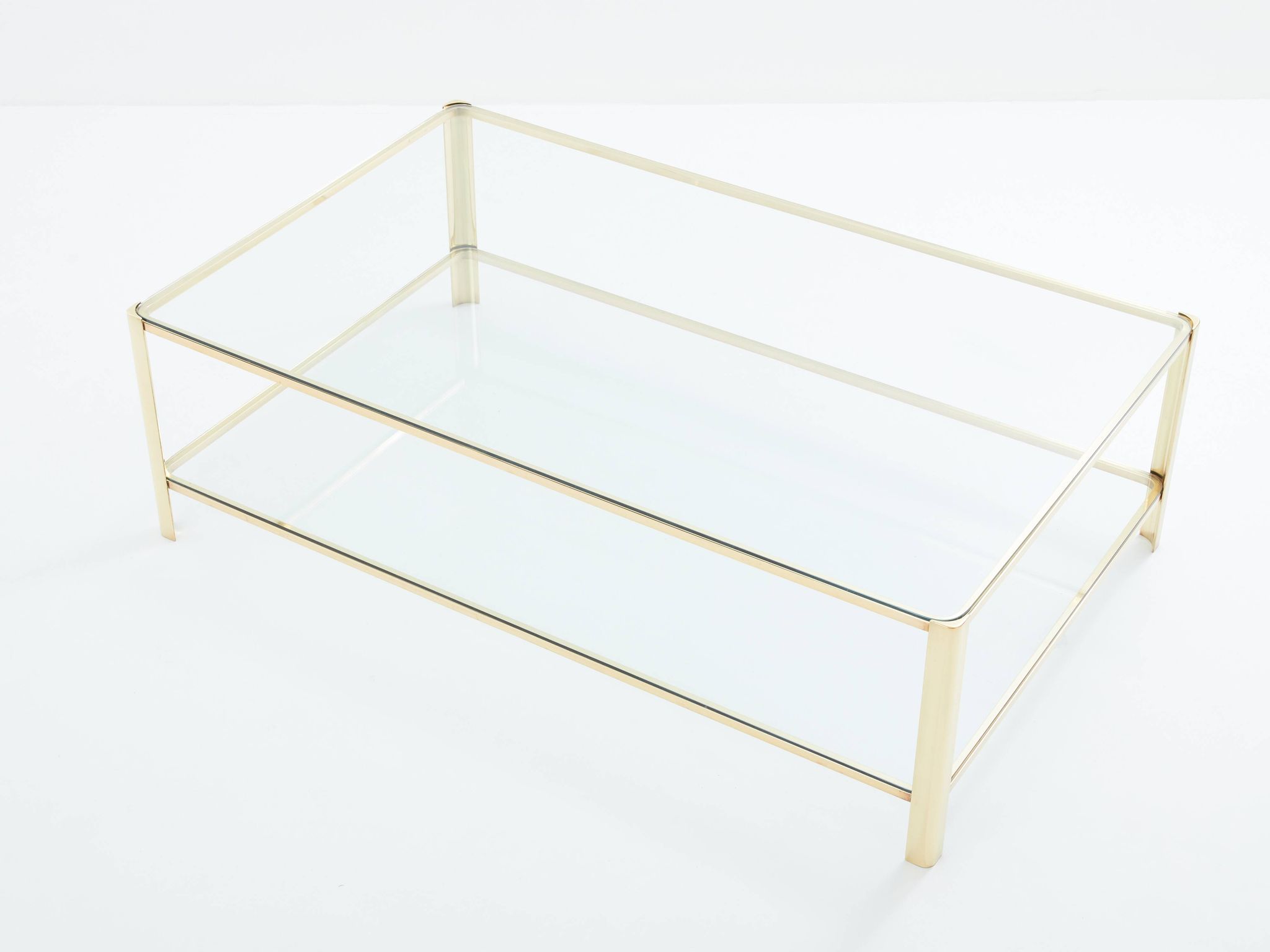 Bronze coffee table JT Lepelletier for Broncz circa 1960