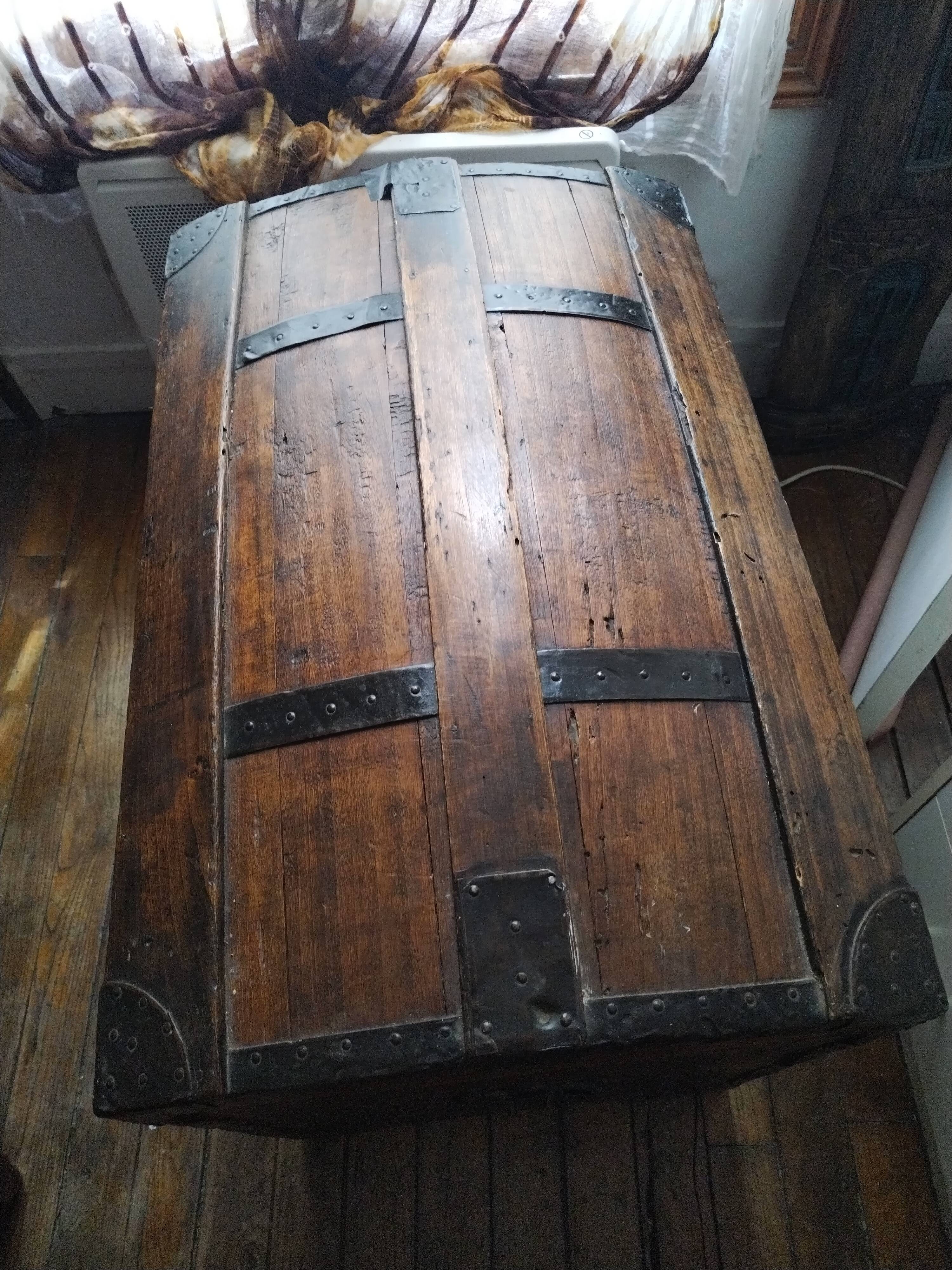 Old curved mallet