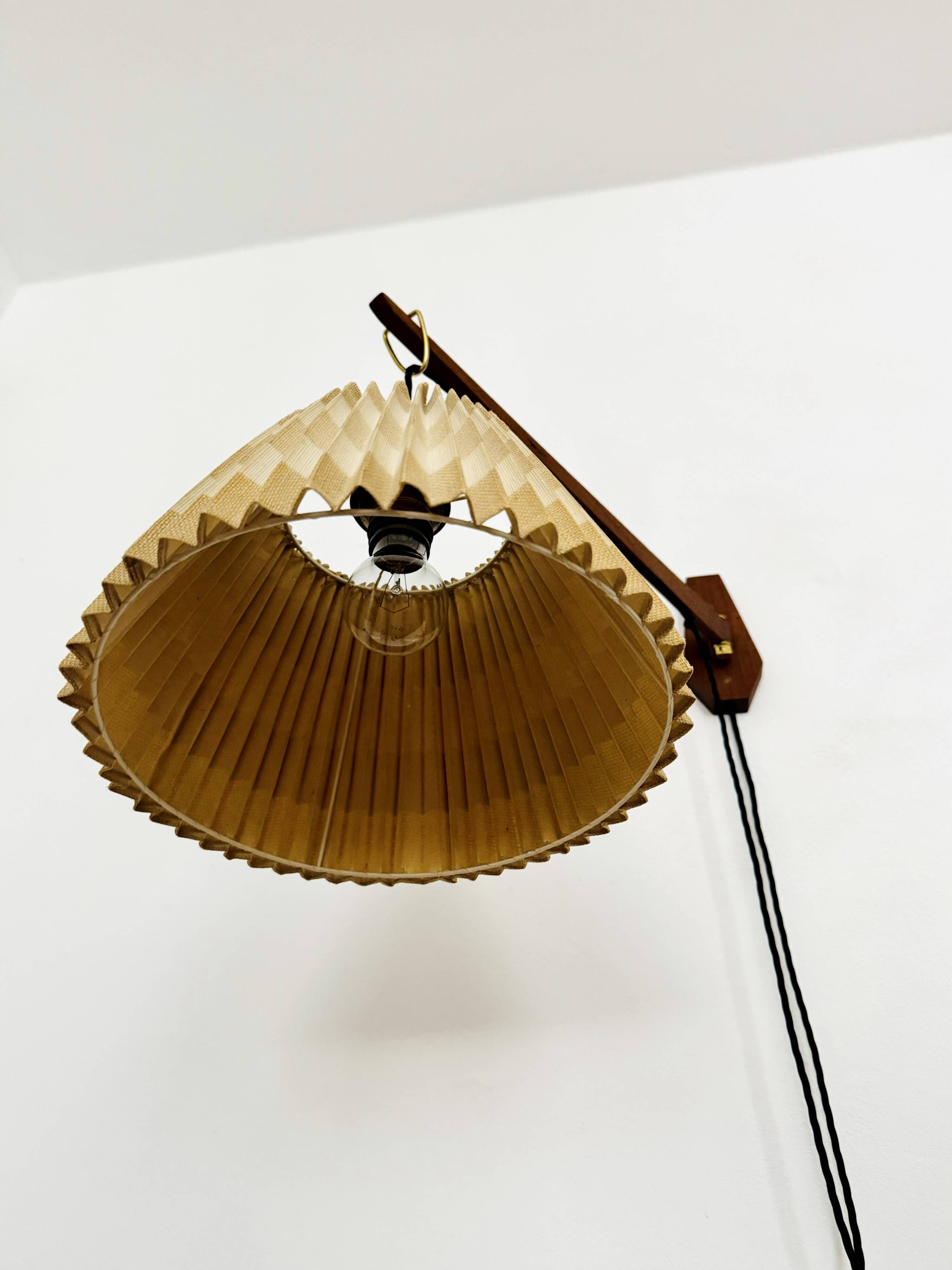 Adjustable Pleated Wall Lamp by Kaiser Leuchten