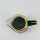 Bistro Coffee Service Cups Saucers and Green Faceted Milk Jug