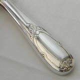 Lot de 12 couteaux manche en métal argenté lame inox G. VIVIER.