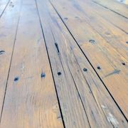 Old guinguette table