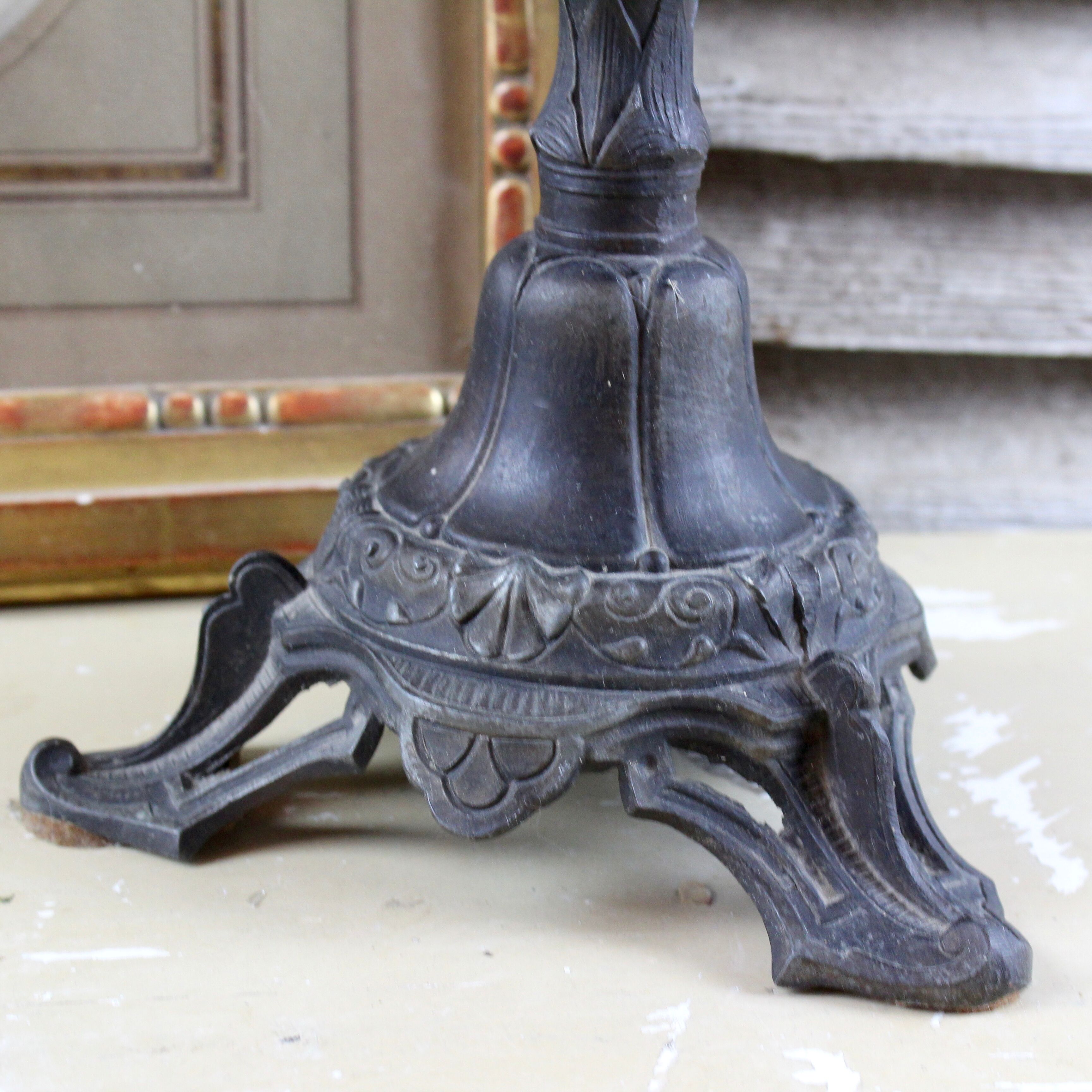 Napoleon III black candlestick