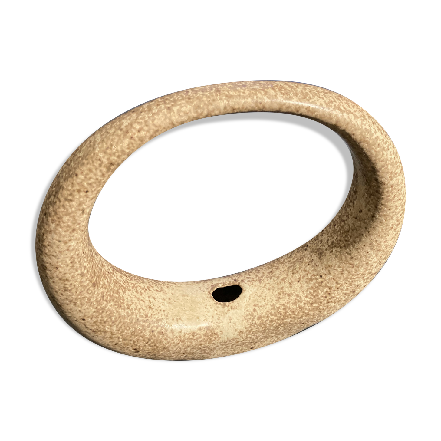 Vintage stoneware soliflore ring