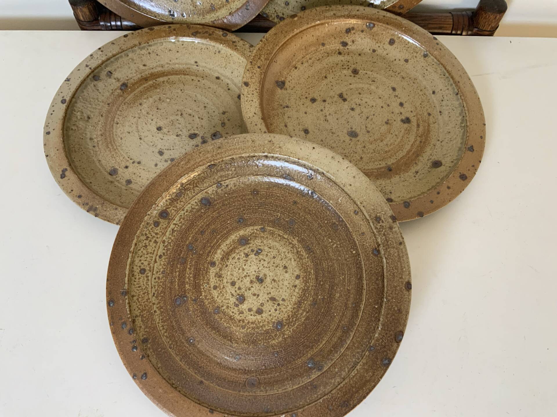 Pyrite stone plates