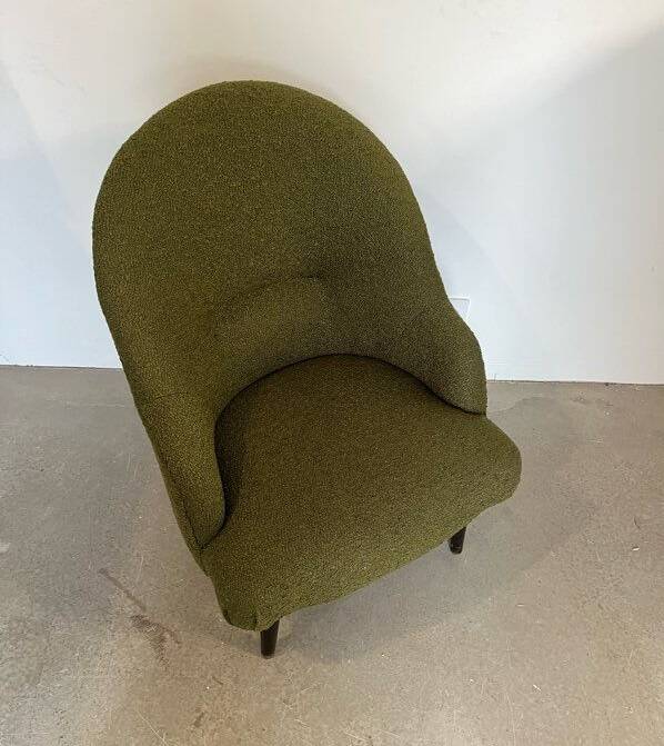 Restored crapaud armchair