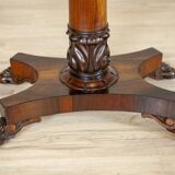 Fold-Out Rosewood Card Table, 1920s