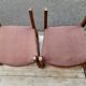 Paire de fauteuils français en noyer – style Restauration – années 1950