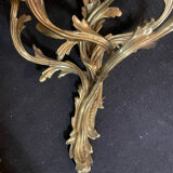 Pair of bronze sconces