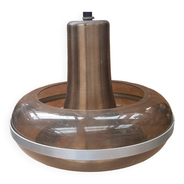 Ancienne suspension space age djikstra plexi & alu reglable vintage — Beyit