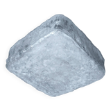 Vintage Brutalist Glass Ceiling Light