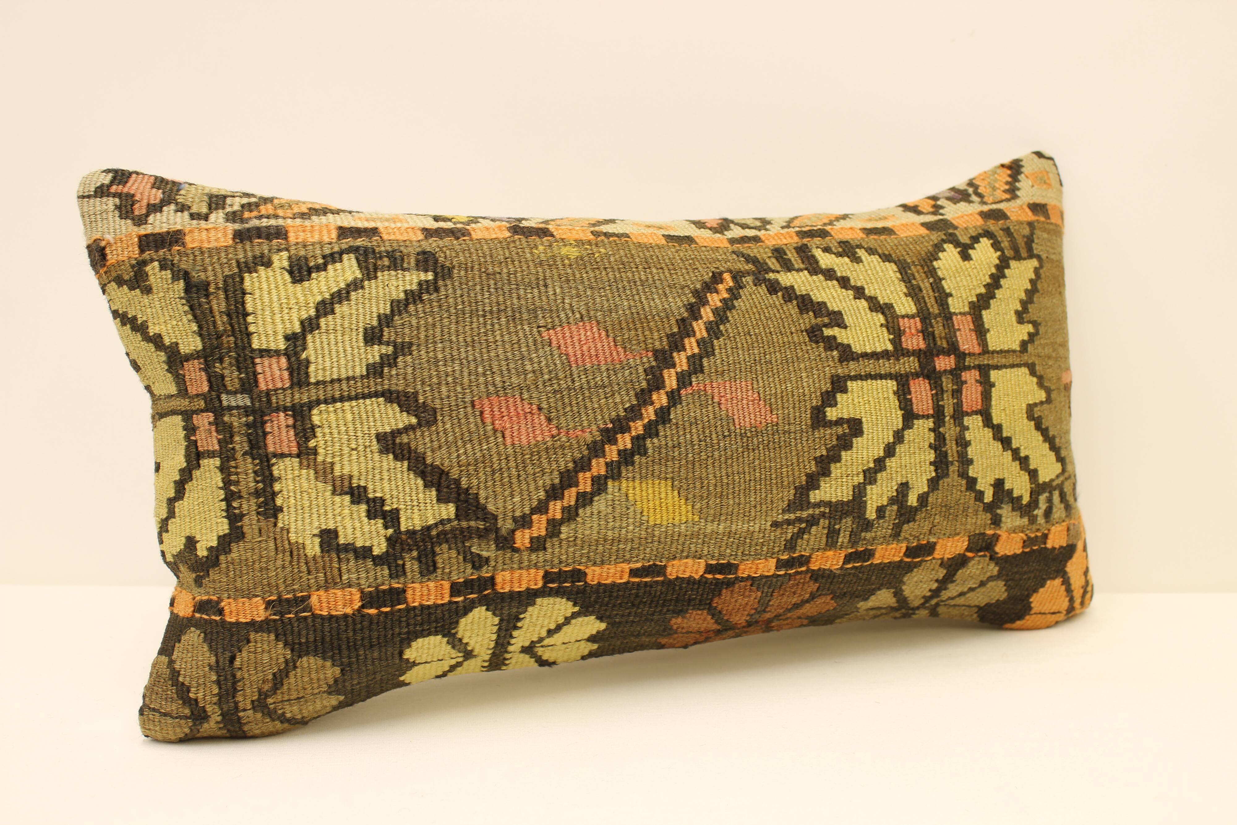 Housse de coussin vintage kilim 30x60 cm