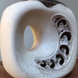 Fat Lav perforated ceramic lamp - vintage 1970