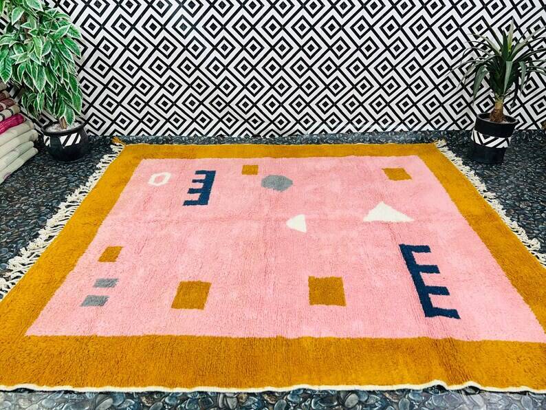 Traditional handmade Berber rug 200cm x 300cm