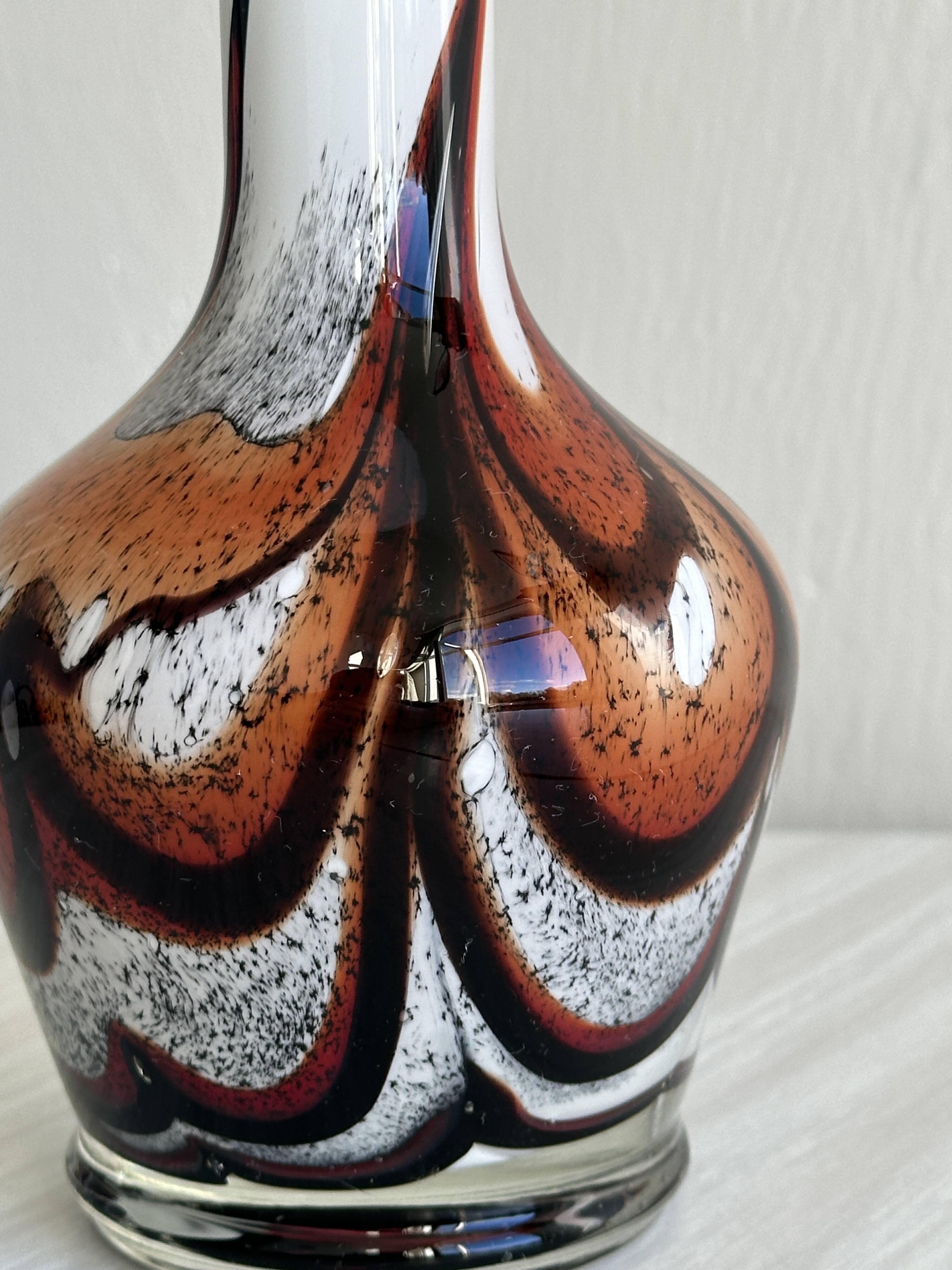 Vintage blown glass soliflore vase