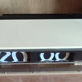 Old vintage Bodet clock with slats