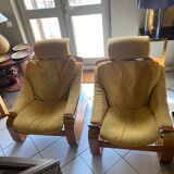Paire de fauteuils Nelo Mobele, Åke Fribytter