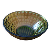 Saladier en verre vintage