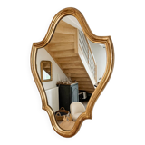 Miroir en bois doré