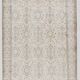 6x9 Beige & Brown Bordered Pattern Turkish Rug, 174x279Cm