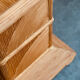 French split bamboo pedestal / plinth, 1970s