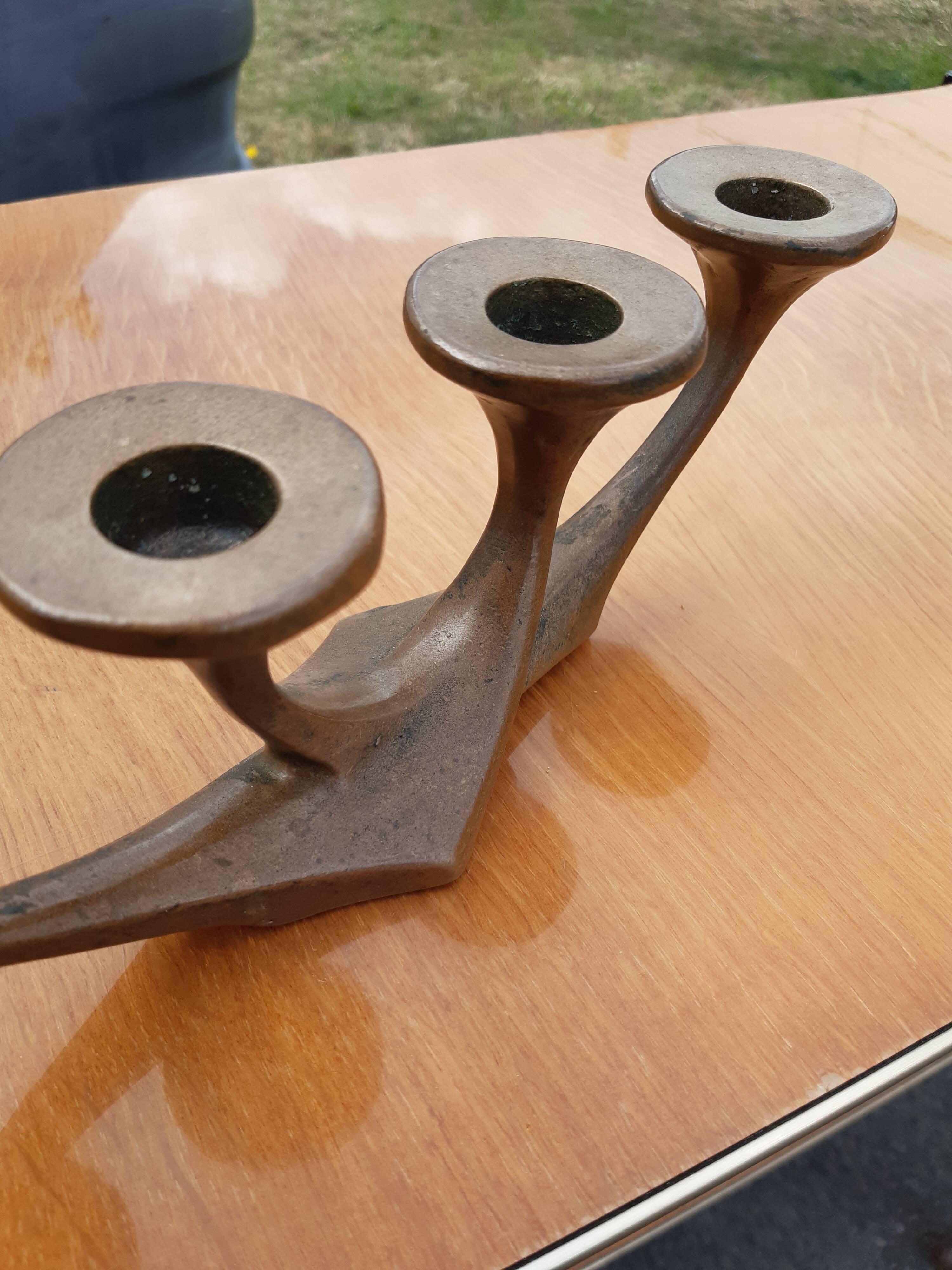 Brutalist candleholder  by Michael Harjes