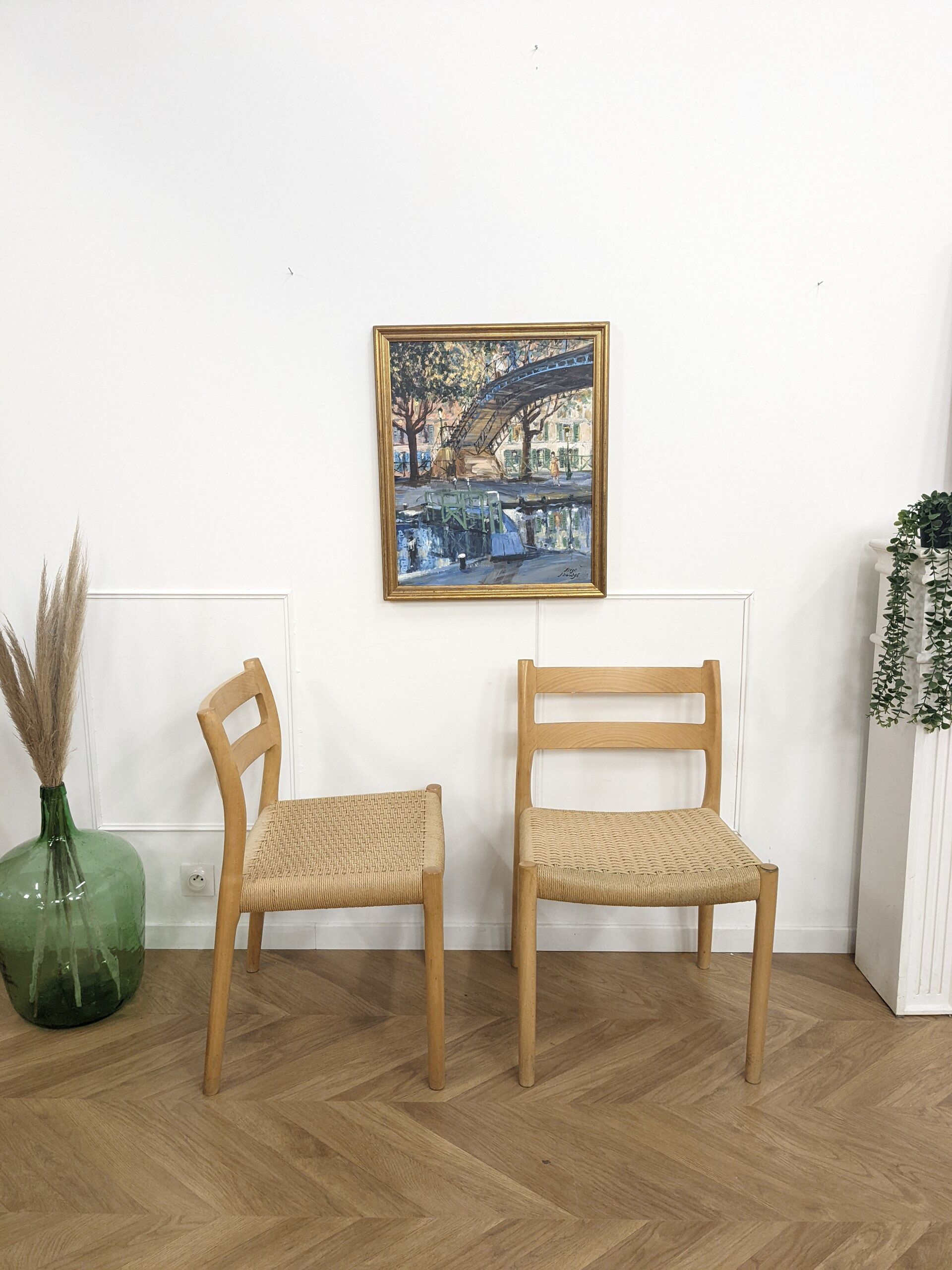 Pair of chairs Niels Otto Moller