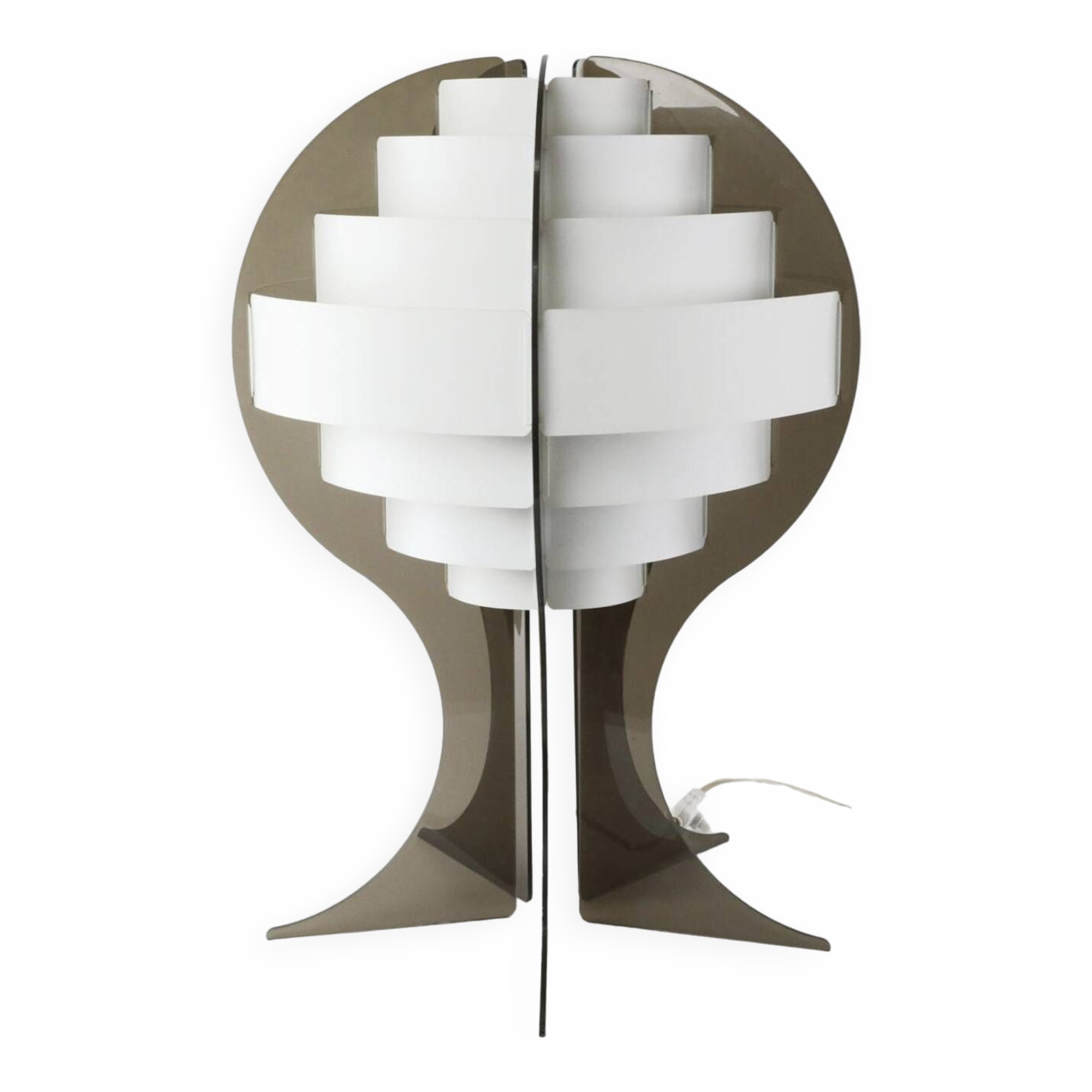 Space age design lamp in plexiglass by Flemming Brylle and Preben Jacobsen, Denmark 1960s