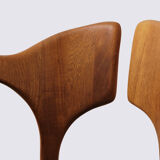 Danish 60s teak Gingko chair