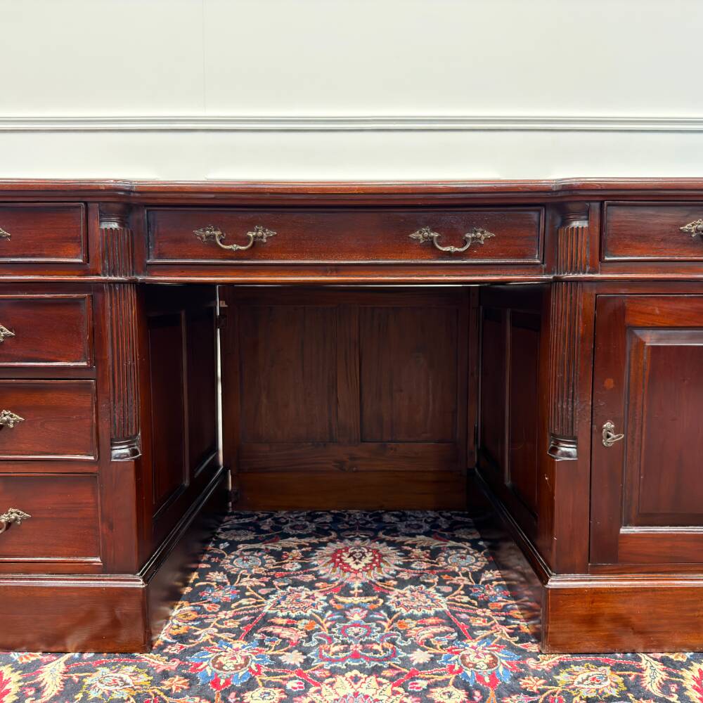 Classic English Desk with Backboard
