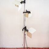 Lampada da terra Triedro en metallo laccato e cromato par Joe Colombo pour Stilnovo, Italie, 1970