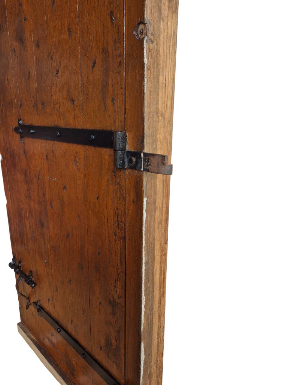 hand-forged studded castle doors + frame from the 1800s/1900s