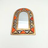 Set of 3 copper mirror wall decoration