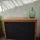 Old buffet with sliding doors