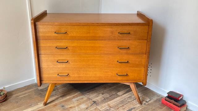 COMMODE Pieds Compas VINTAGE