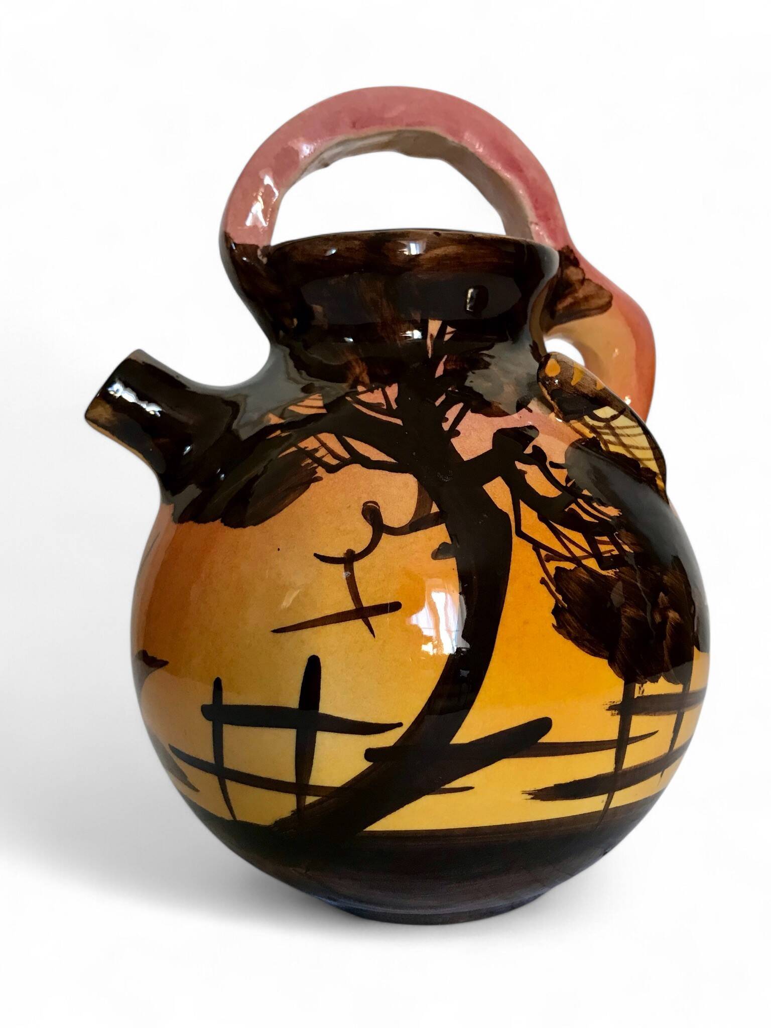 Vallauris, Sicard cicada jug, 1970s