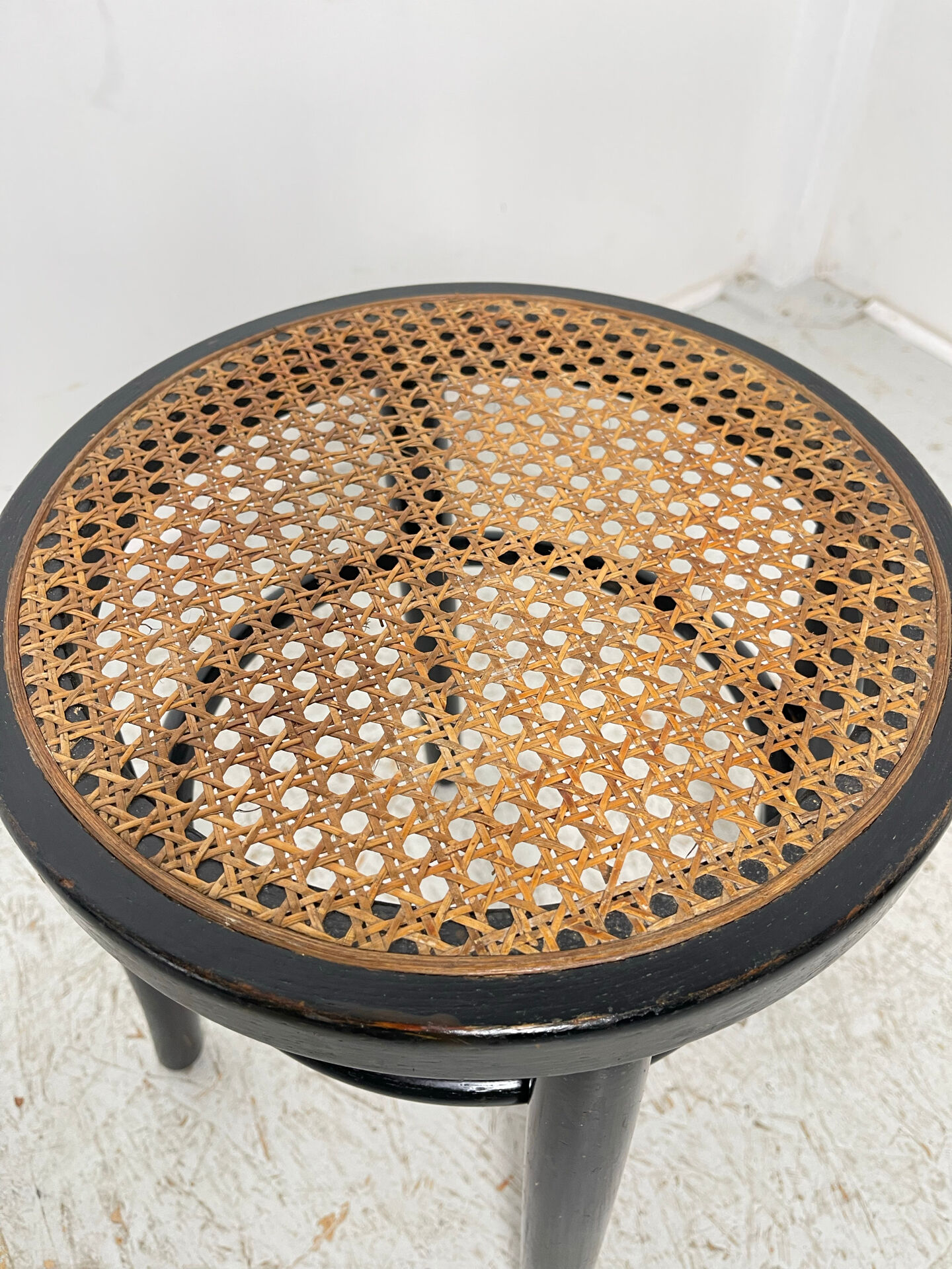 Caned stool 1970