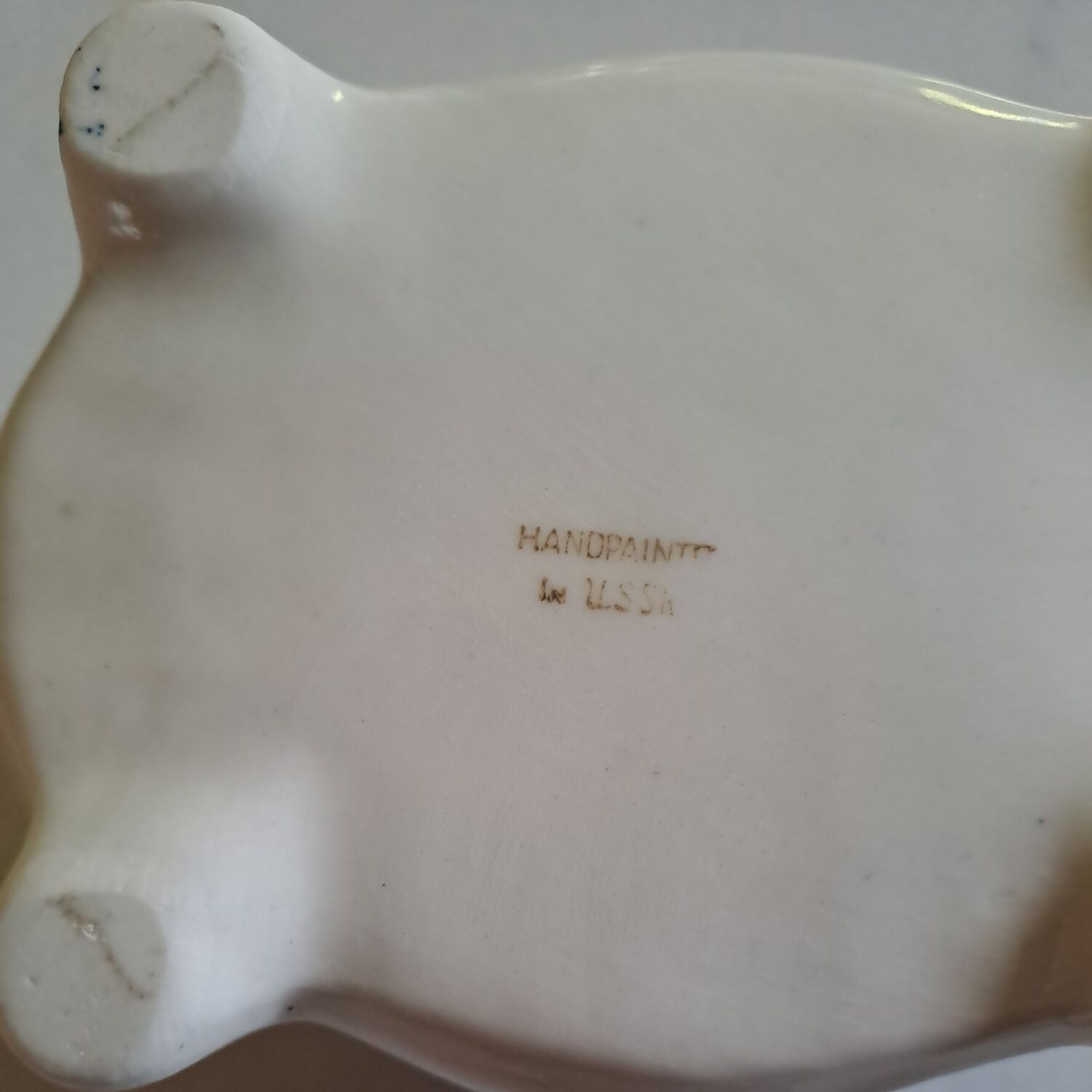 Vintage Gzhel porcelain sugar bowl