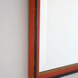 1930s Scandinavian Deco Painted Wood Mirror