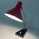 Lampe de bureau hala rouge modèle 11, années 1960