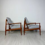 1950s Vintage Danish Teak Armchair by Grete Jalk for France & Daverkosen