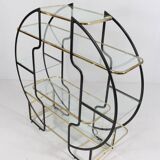 Étagère de luxe Hollywood Regency