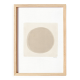 Abstract painting on paper signed Eawy.