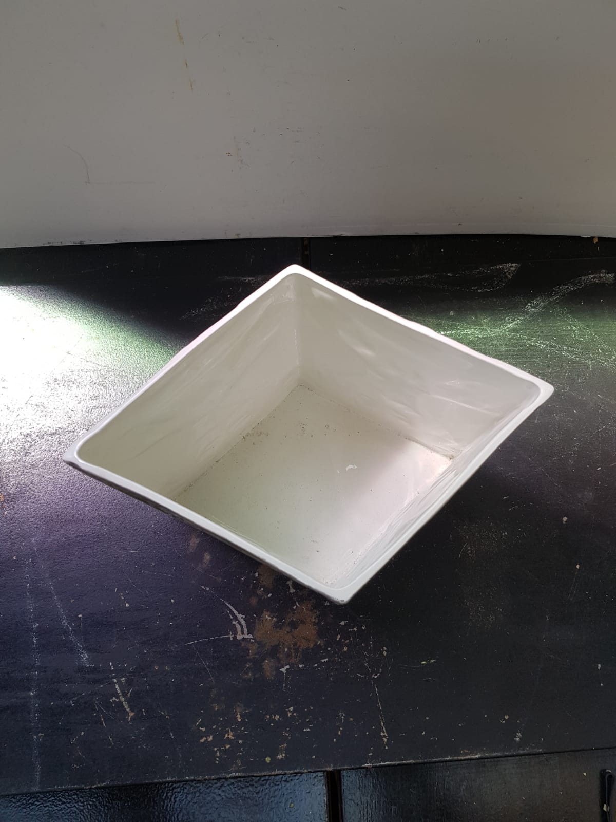 Old royal doulton vase white & gray ceramic staffordshire england vintage