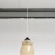 Lampe de plafond vintage nacrée, années 1960