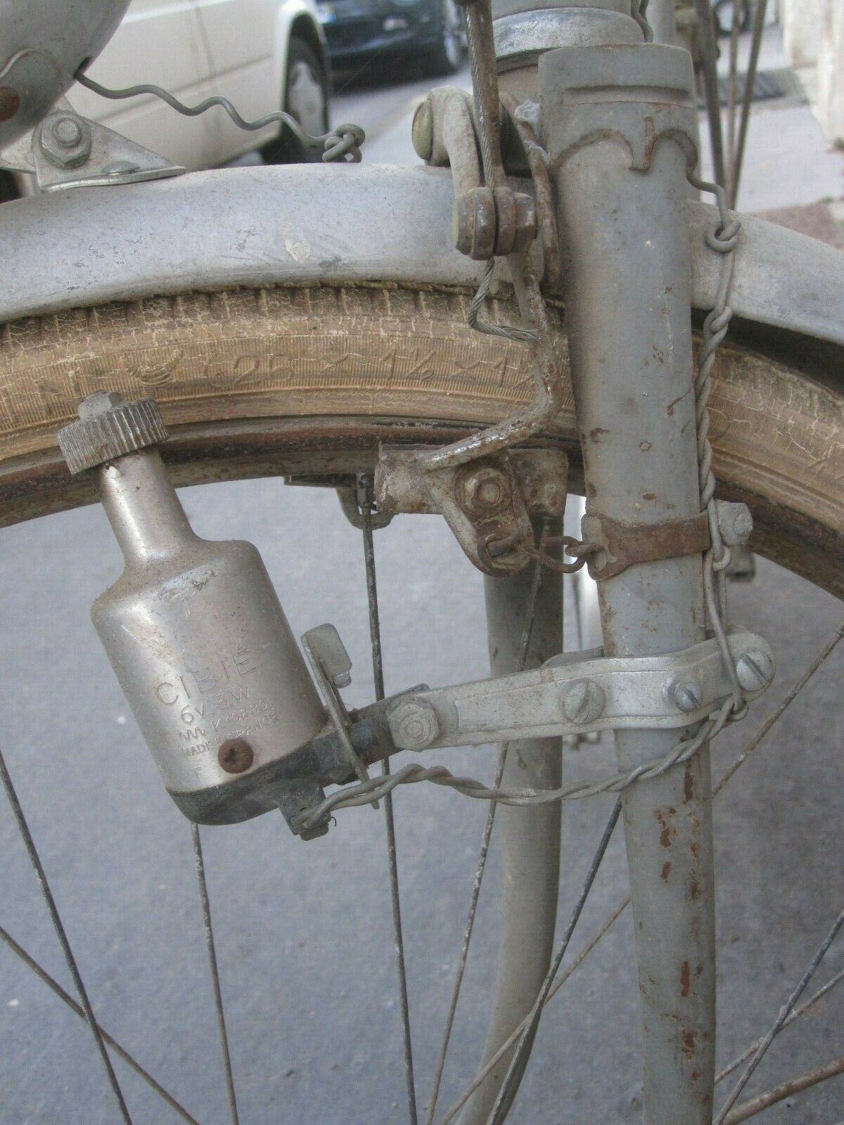 Old French-made carrier bike