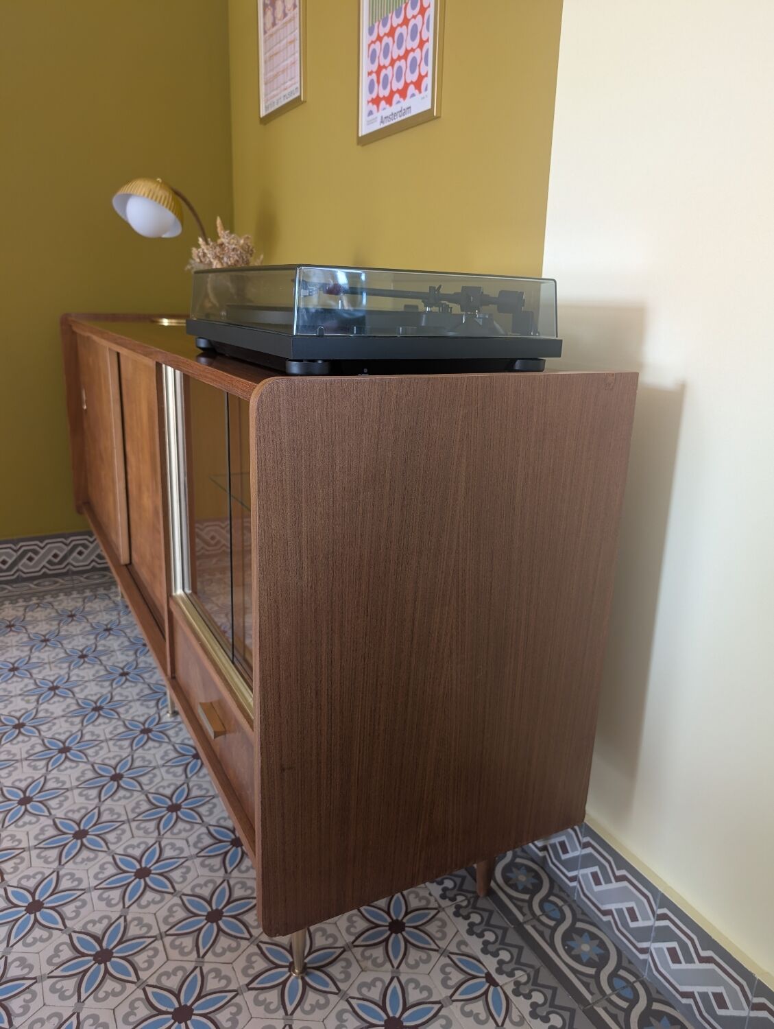 Vintage wooden enfilade